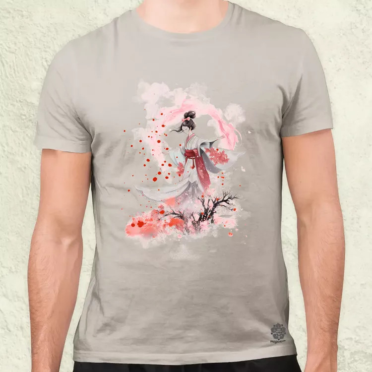 Sakura fröccsenés v4 férfi póló