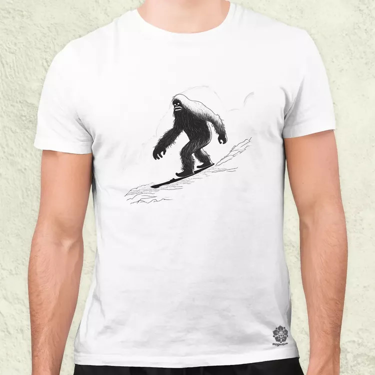 Snowboardos Yeti v1 férfi póló
