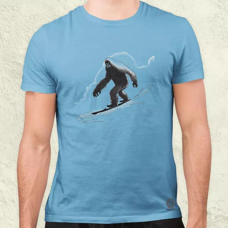 Snowboardos Yeti v1 férfi póló