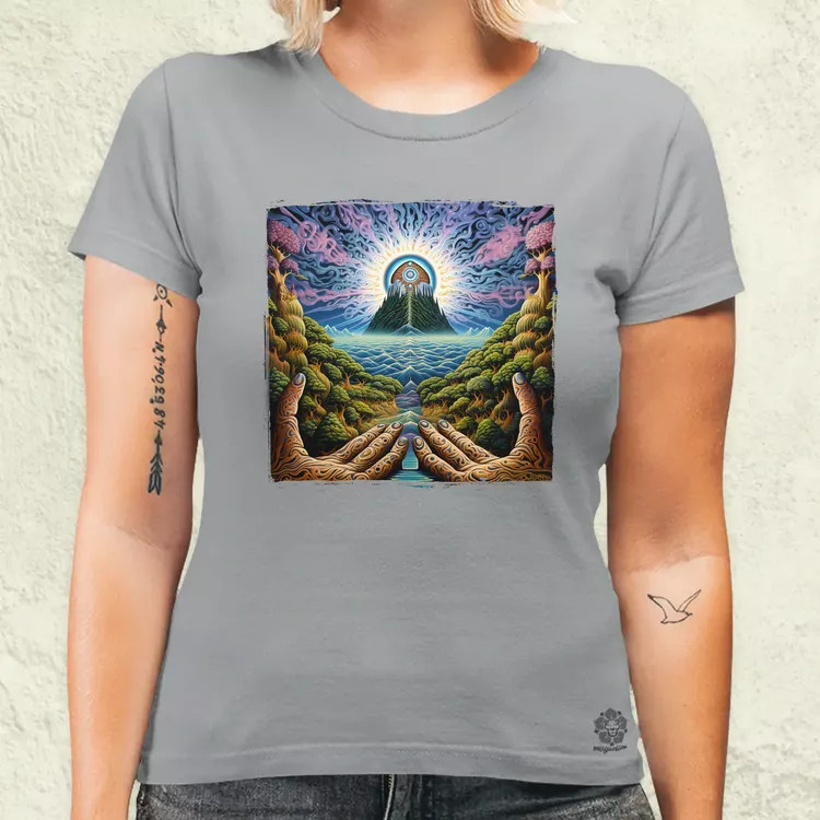 Spirituális ébredés v1 női póló
