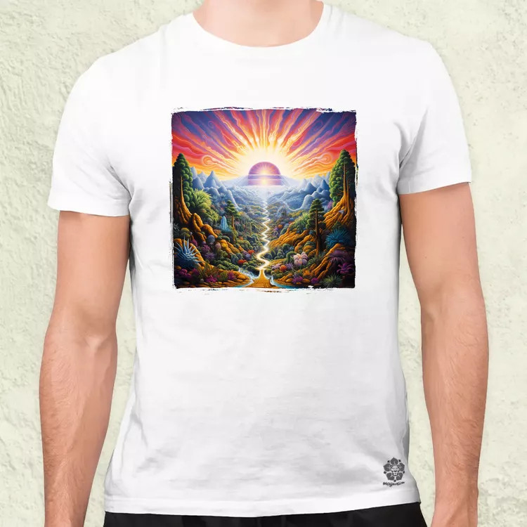 Spirituális ébredés v2 férfi póló