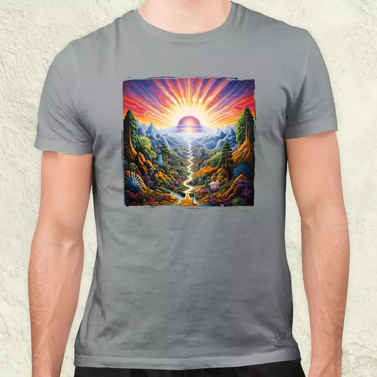 Spirituális ébredés v2 férfi póló