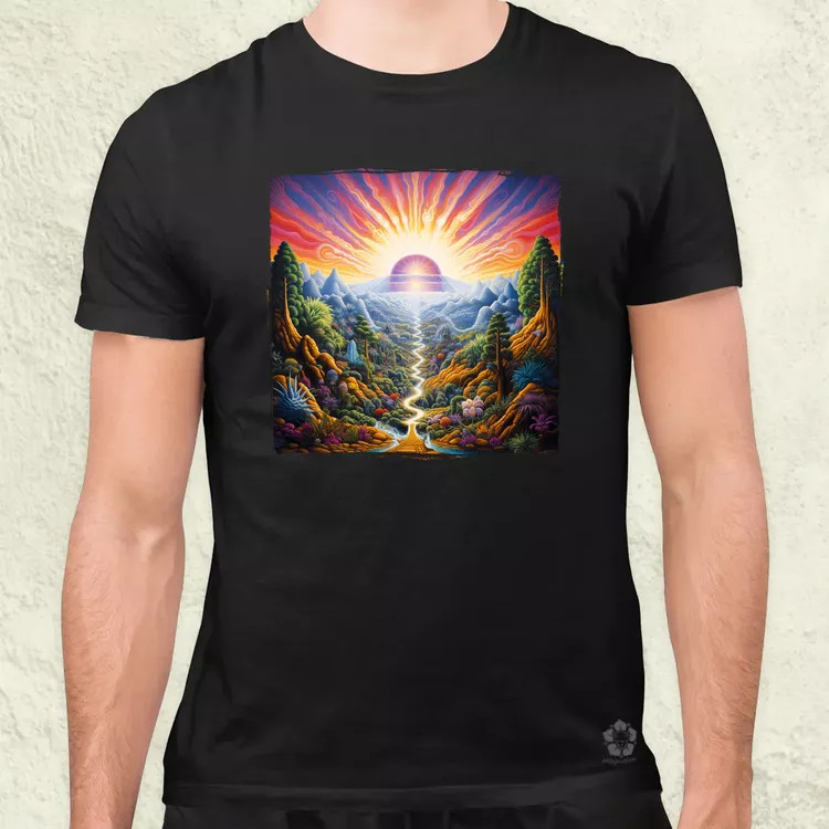 Spirituális ébredés v2 férfi póló