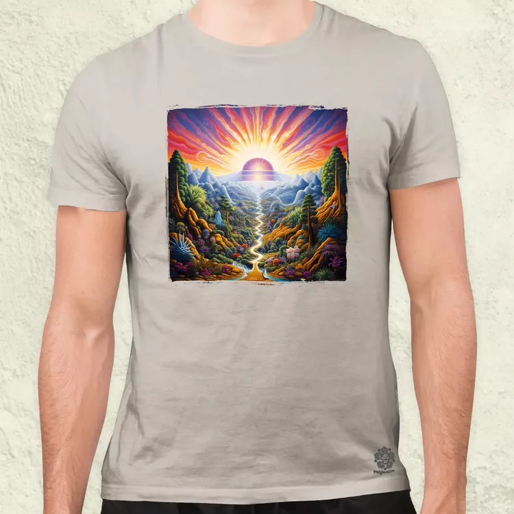Spirituális ébredés v2 férfi póló