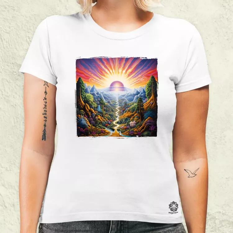 Spirituális ébredés v2 női póló