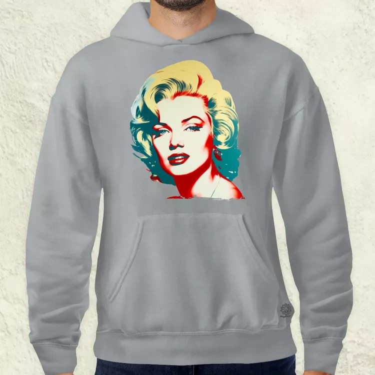 Marilyn Monroe portré v2 férfi pulóver