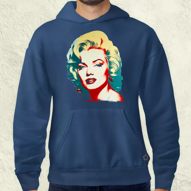 Marilyn Monroe portré v2 férfi pulóver