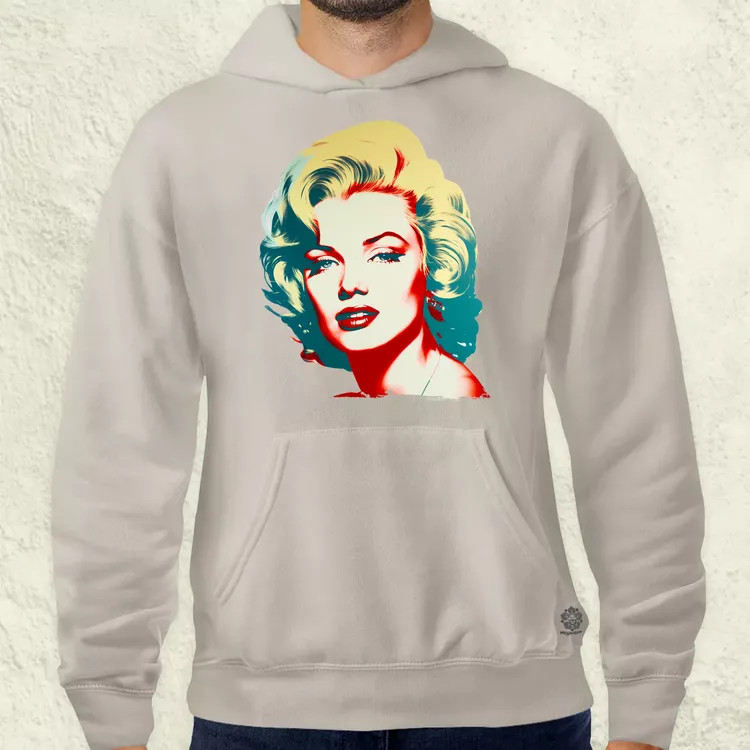 Marilyn Monroe portré v2 férfi pulóver