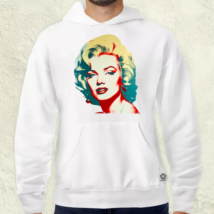 Marilyn Monroe portré v2 férfi pulóver