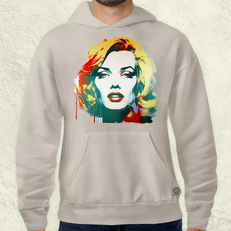 Marilyn Monroe portré v4 férfi pulóver