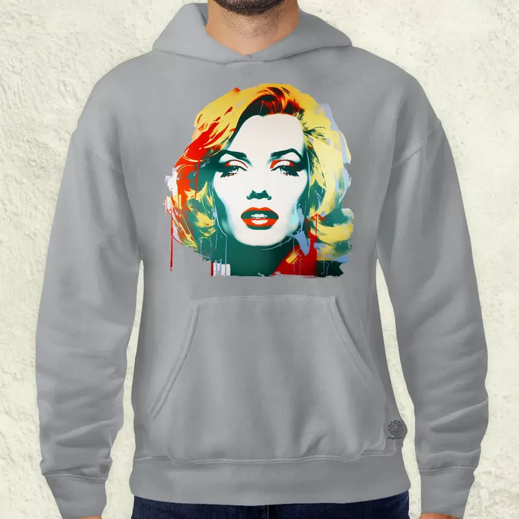 Marilyn Monroe portré v4 férfi pulóver