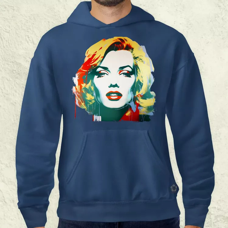 Marilyn Monroe portré v4 férfi pulóver