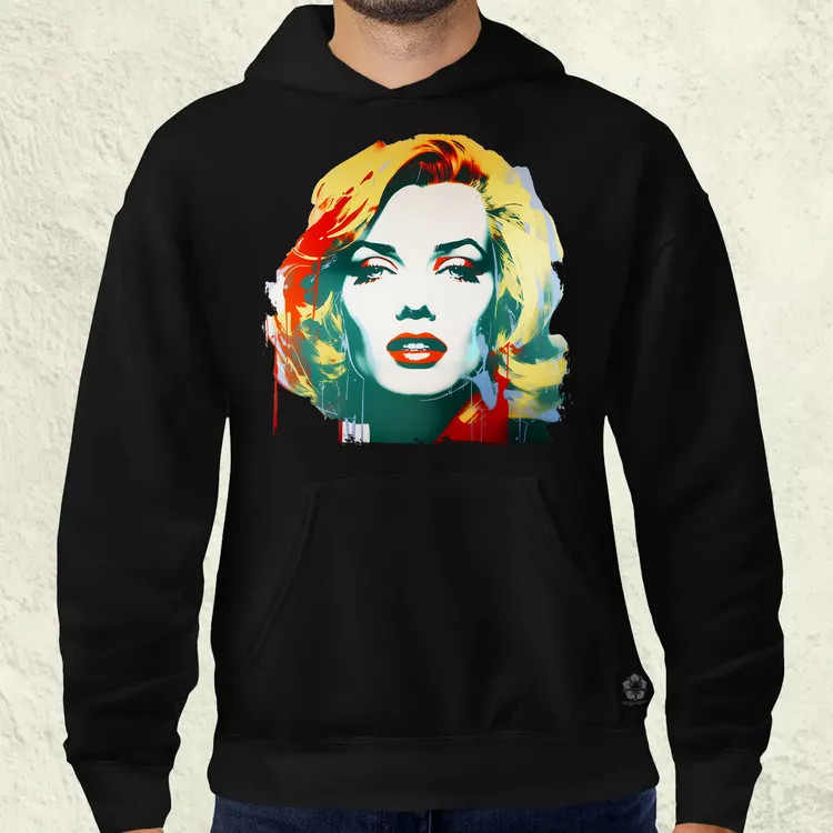 Marilyn Monroe portré v4 férfi pulóver