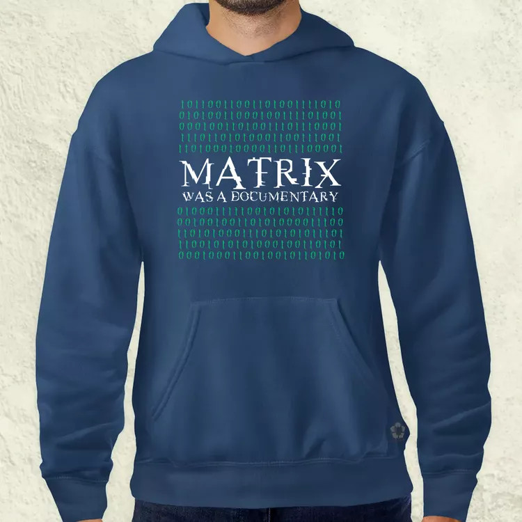 Matrix was a documentary zöld férfi pulóver