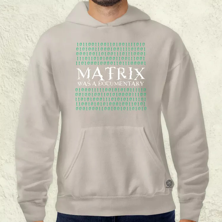 Matrix was a documentary zöld férfi pulóver