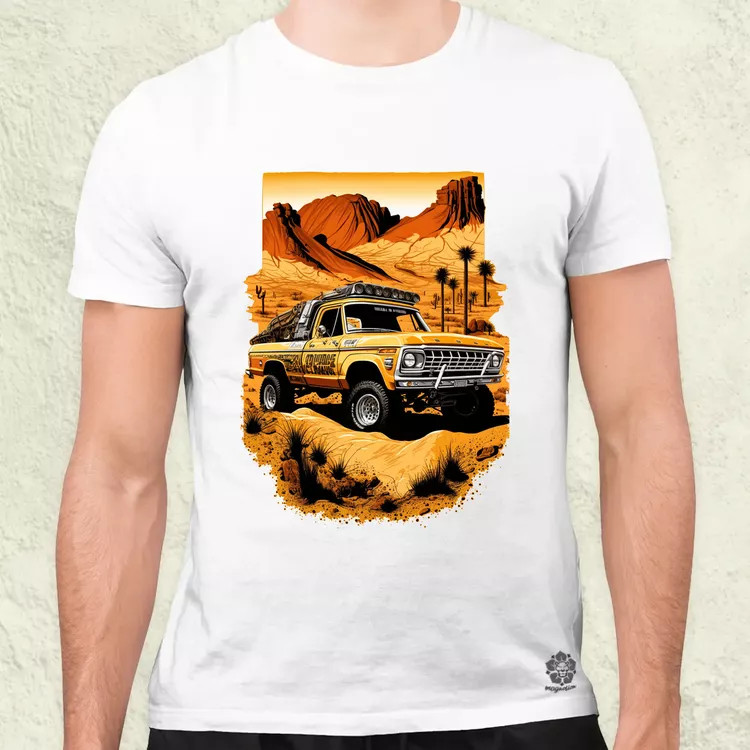 Vintage 1975 Ford 4x4 v2 férfi póló