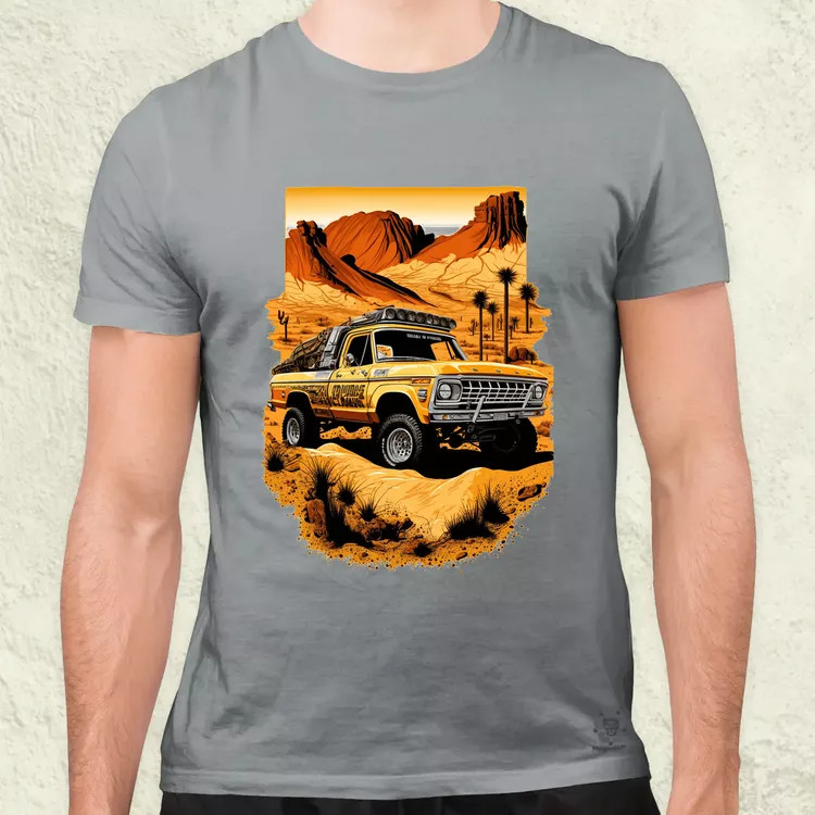 Vintage 1975 Ford 4x4 v2 férfi póló
