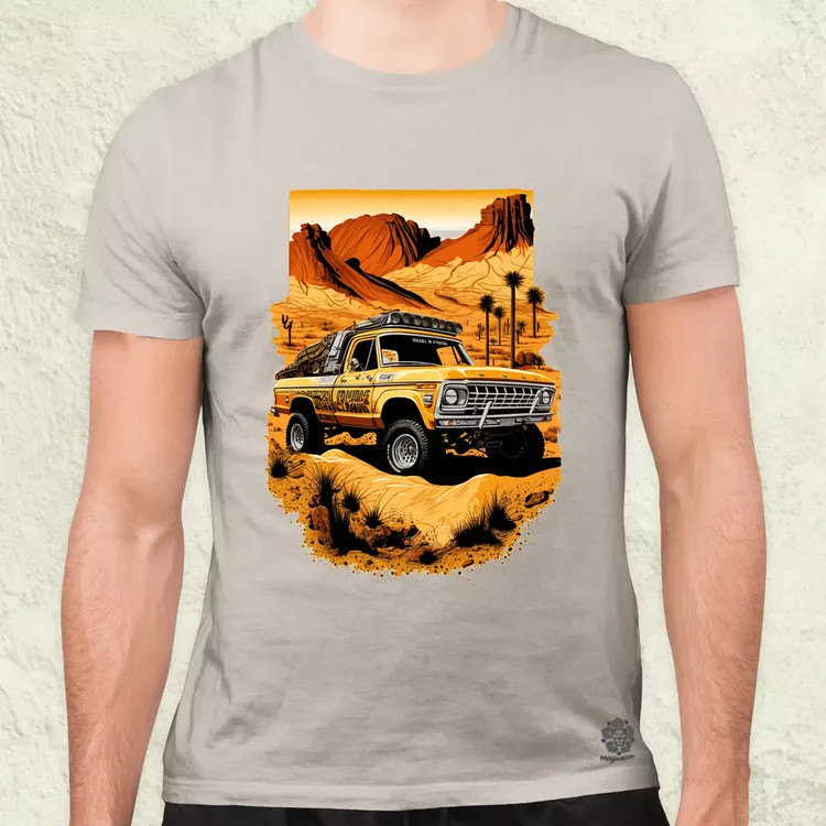 Vintage 1975 Ford 4x4 v2 férfi póló