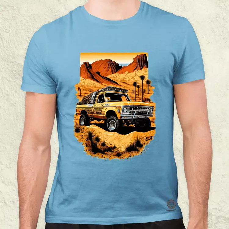 Vintage 1975 Ford 4x4 v2 férfi póló