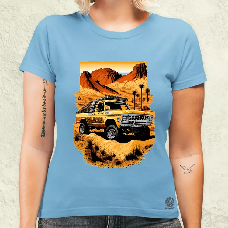 Vintage 1975 Ford 4x4 v2 női póló