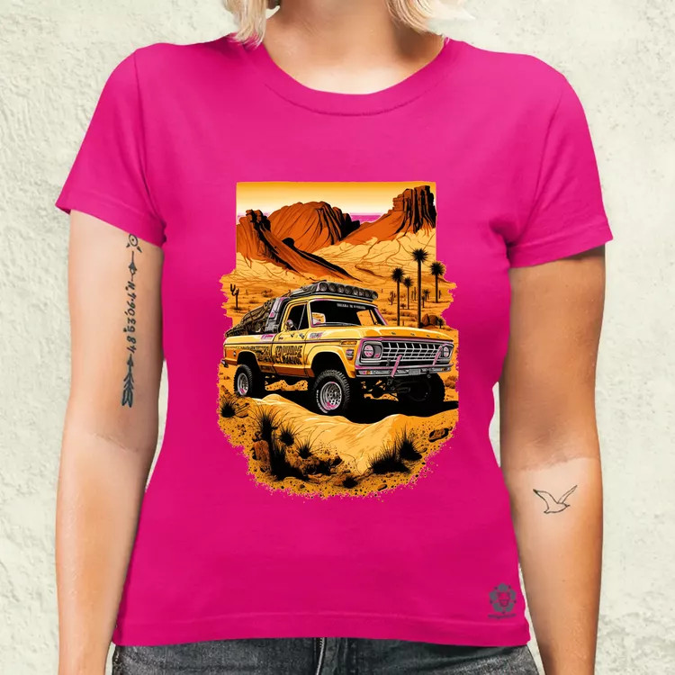 Vintage 1975 Ford 4x4 v2 női póló