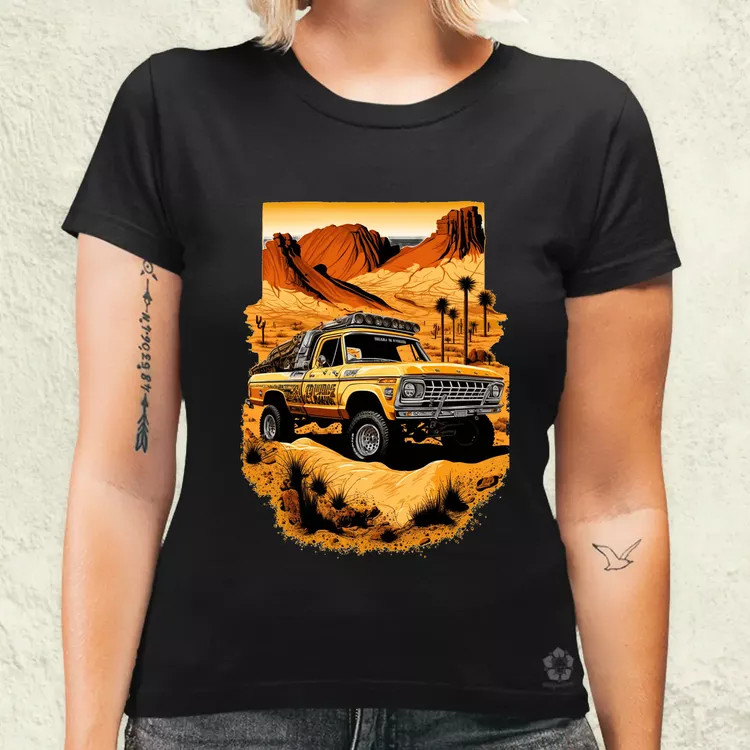 Vintage 1975 Ford 4x4 v2 női póló
