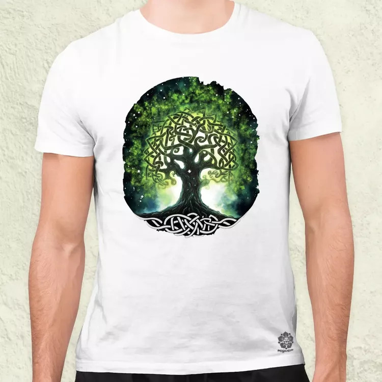 Yggdrasil v2 férfi póló