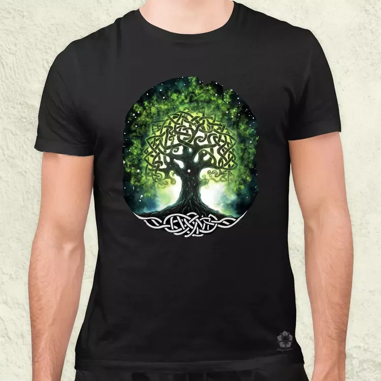 Yggdrasil v2 férfi póló
