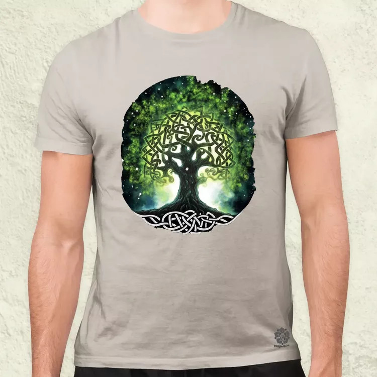 Yggdrasil v2 férfi póló
