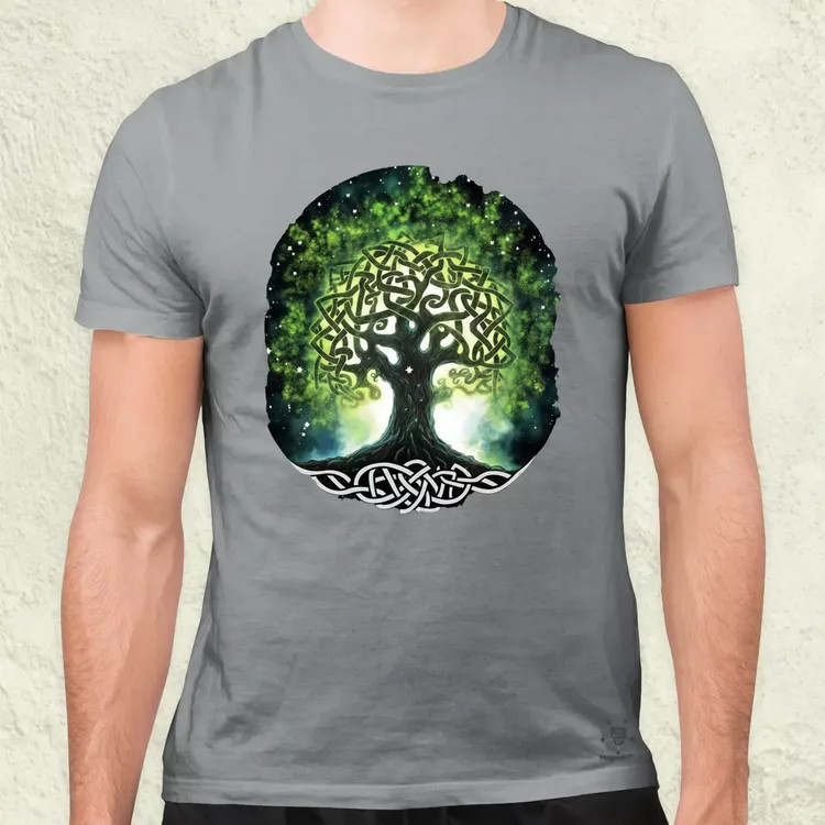 Yggdrasil v2 férfi póló