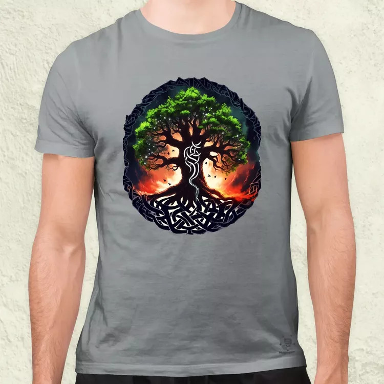 Yggdrasil v3 férfi póló