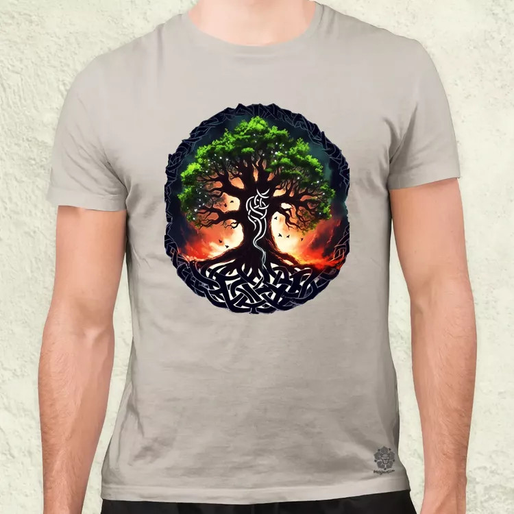Yggdrasil v3 férfi póló