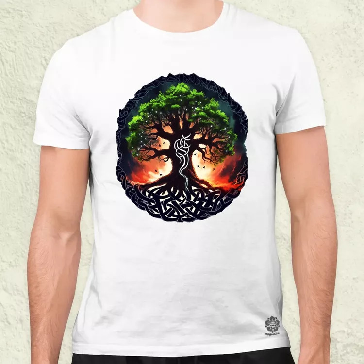 Yggdrasil v3 férfi póló
