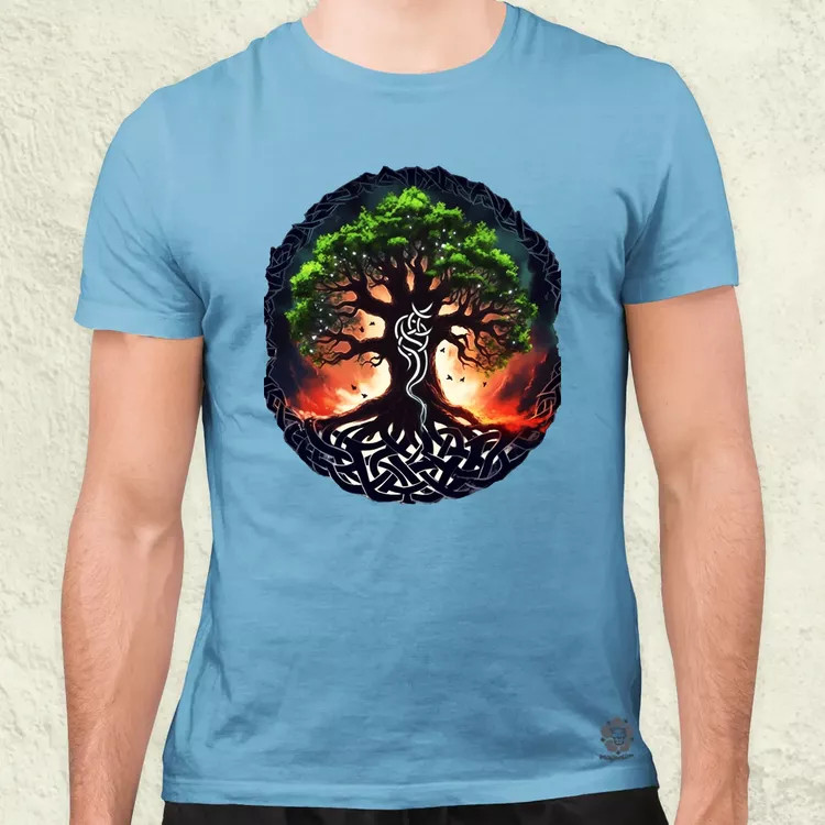 Yggdrasil v3 férfi póló
