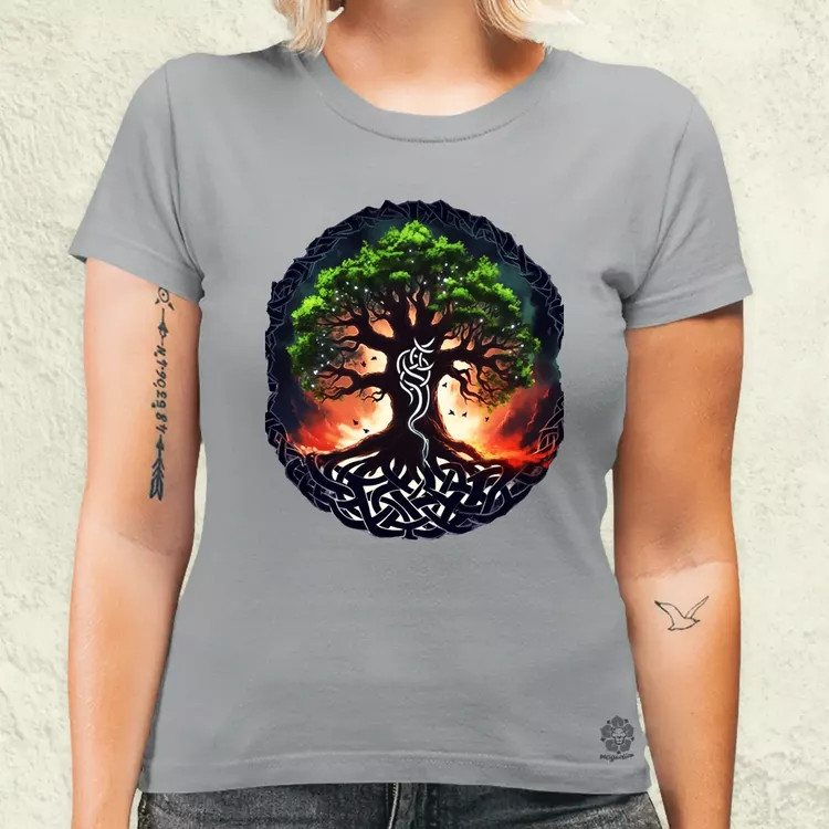 Yggdrasil v3 női póló