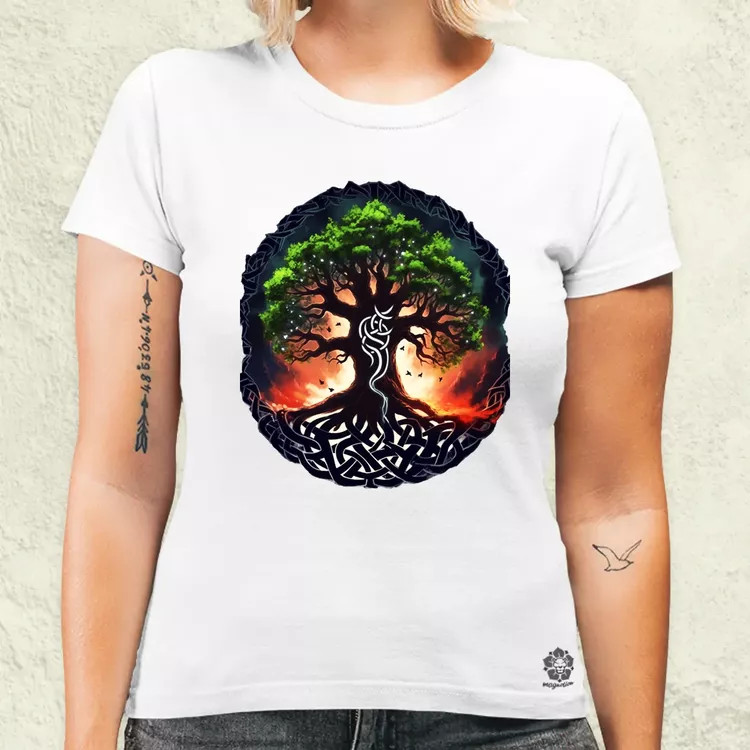 Yggdrasil v3 női póló