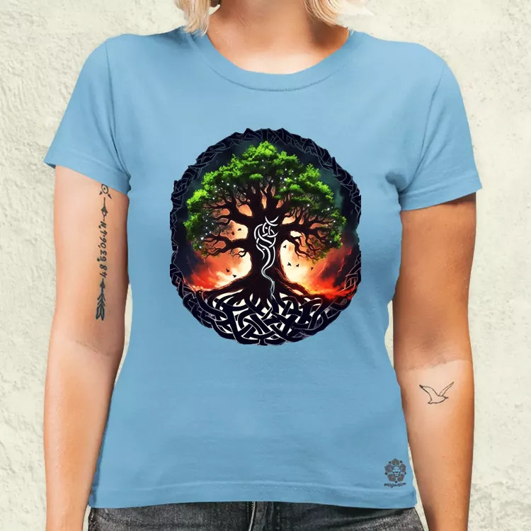Yggdrasil v3 női póló
