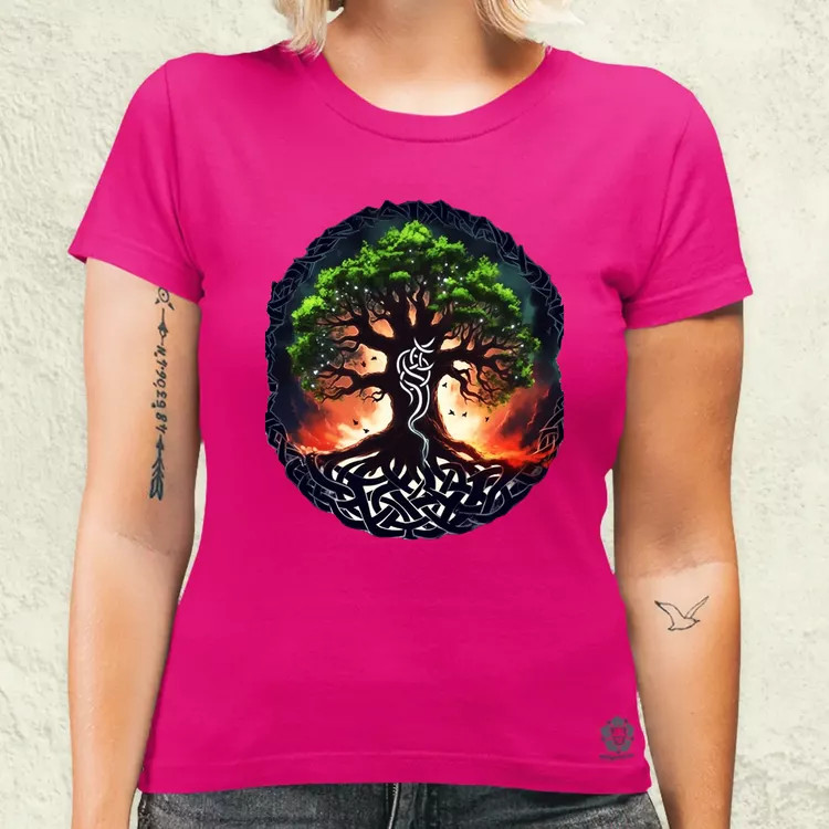 Yggdrasil v3 női póló
