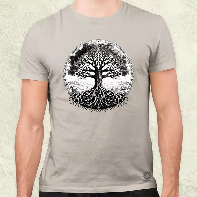 Yggdrasil v4 férfi póló