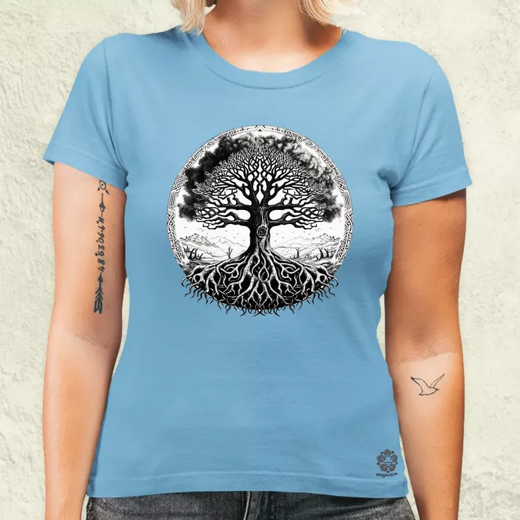 Yggdrasil v4 női póló