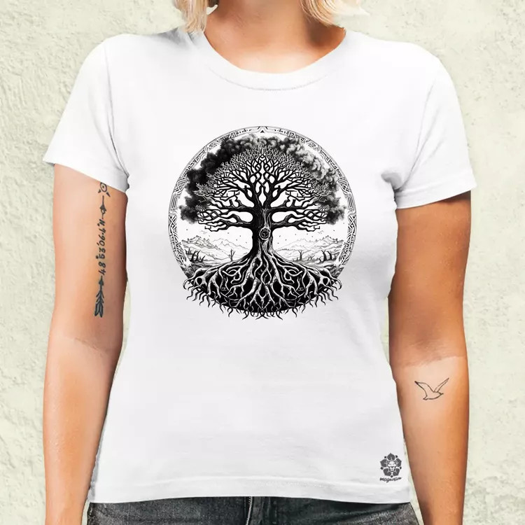 Yggdrasil v4 női póló