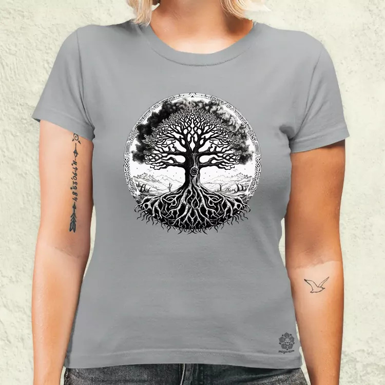 Yggdrasil v4 női póló