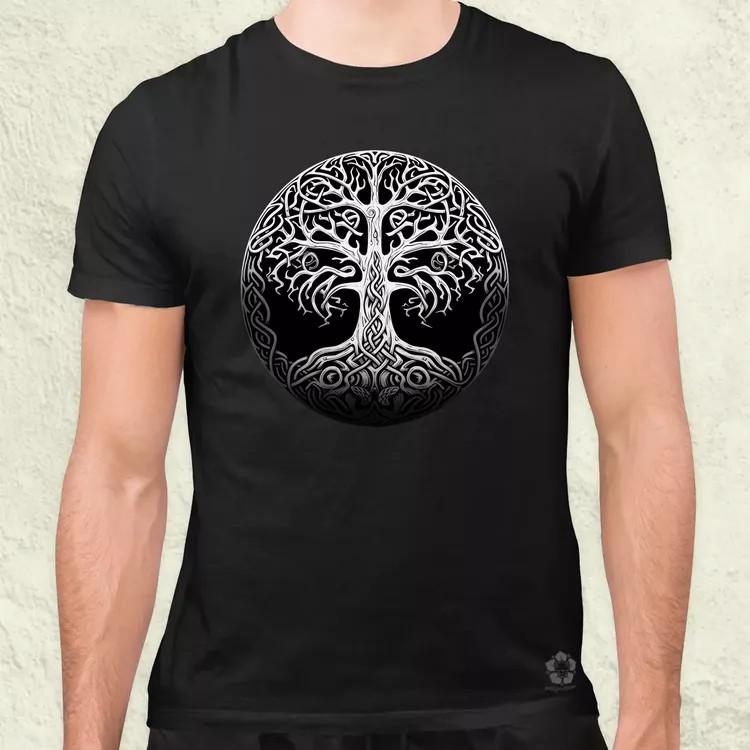 Yggdrasil v5 férfi póló