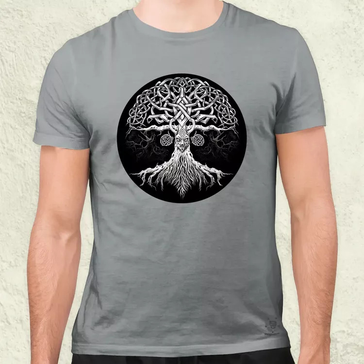 Yggdrasil v8 férfi póló