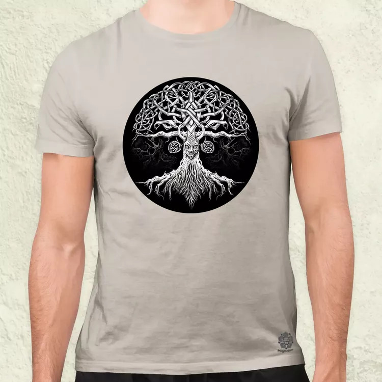 Yggdrasil v8 férfi póló