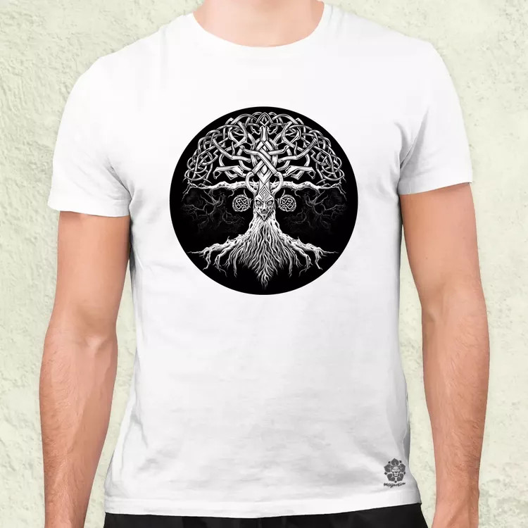 Yggdrasil v8 férfi póló