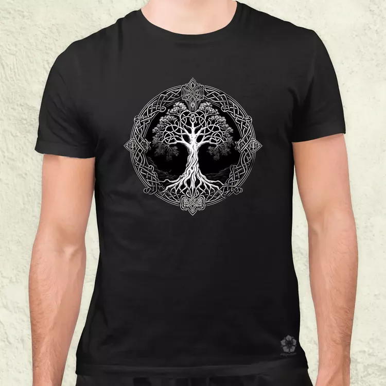 Yggdrasil v9 férfi póló