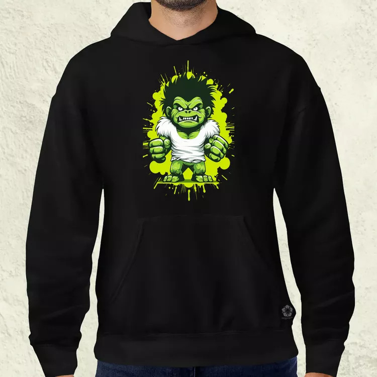 Minimál Hulk v4 férfi pulóver