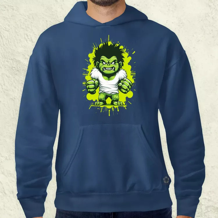 Minimál Hulk v4 férfi pulóver
