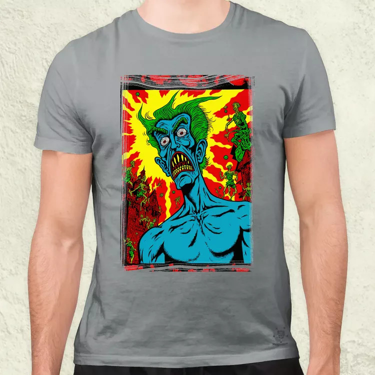 Basil Wolverton fanart v10 férfi póló